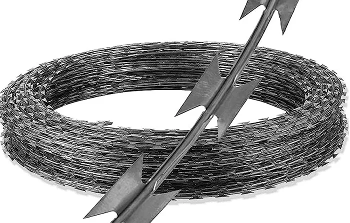 سیم خاردار تبری سایز سایز استاندارد فولاد یزد